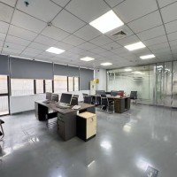 福永新出楼上800平精装修水电齐全大气前台办公室，园区形象好停车方便